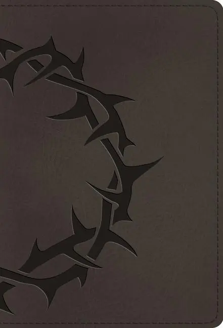 Cover: 9781433567056 | ESV Large Print Compact Bible (Trutone, Charcoal, Crown Design) | Buch