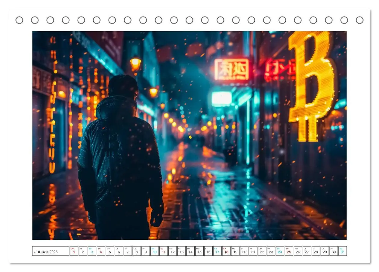 Bild: 9783457367056 | Bitcoin und Beyond (Tischkalender 2026 DIN A5 quer), CALVENDO...