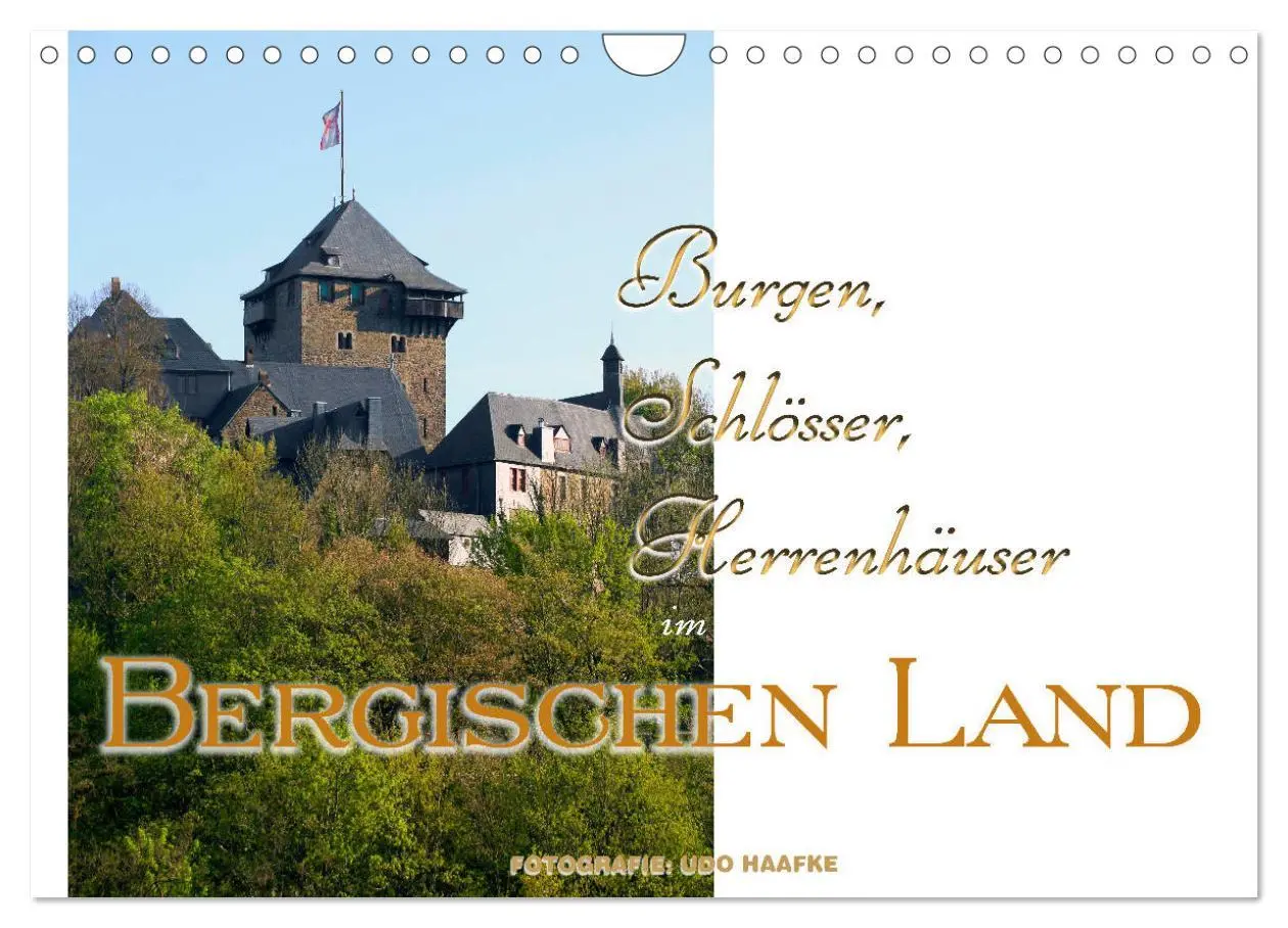 Cover: 9783457817056 | Burgen, Schlösser, Herrenhäuser im Bergischen Land (Wandkalender...