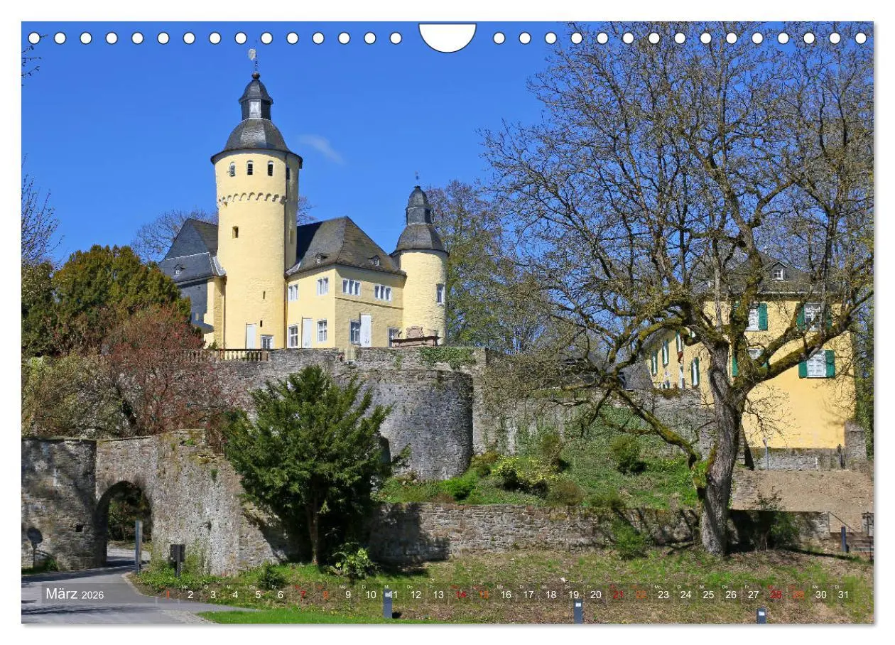 Bild: 9783457817056 | Burgen, Schlösser, Herrenhäuser im Bergischen Land (Wandkalender...
