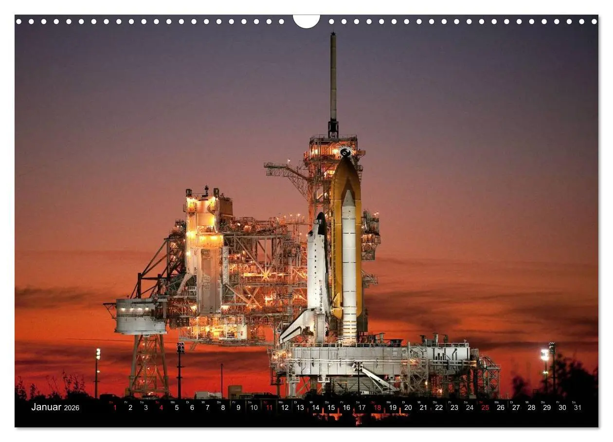 Bild: 9783516077056 | Raumfahrt und Weltall (Wandkalender 2026 DIN A3 quer), CALVENDO...