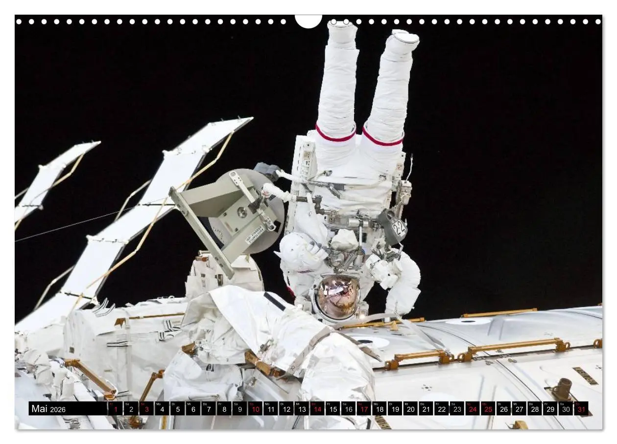 Bild: 9783516077056 | Raumfahrt und Weltall (Wandkalender 2026 DIN A3 quer), CALVENDO...