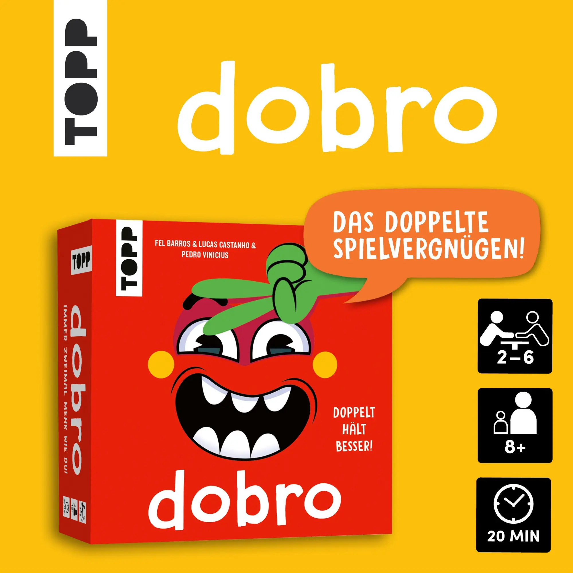 Bild: 4007742187156 | Dobro - Doppelt hält besser! | 2-6 Personen ab 8 Jahren 20 Minuten