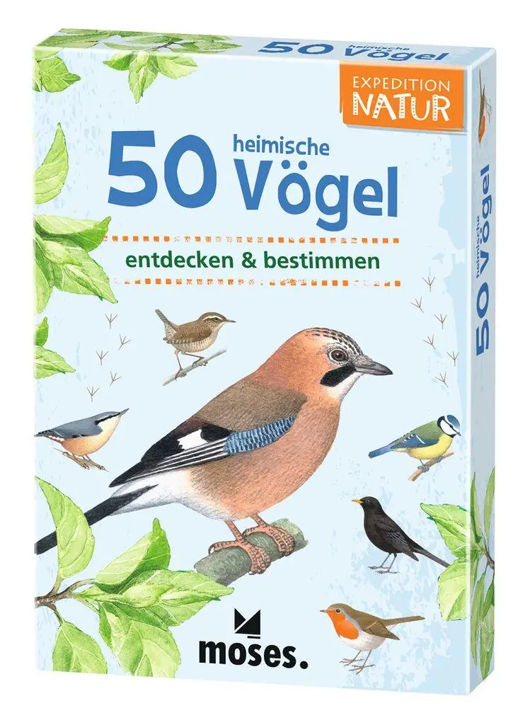 Cover: 4033477097156 | Expedition Natur. 50 heimische Vögel | entdecken &amp; bestimmen | Spiel