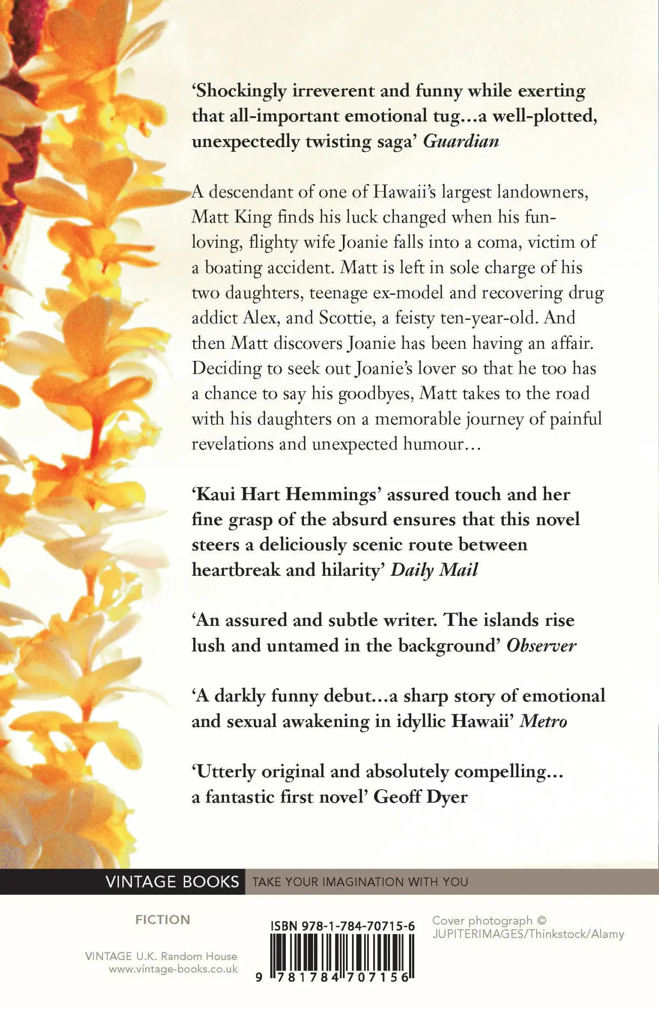 Rückseite: 9781784707156 | The Descendants | Kaui Hart Hemmings | Taschenbuch | Englisch | 2017