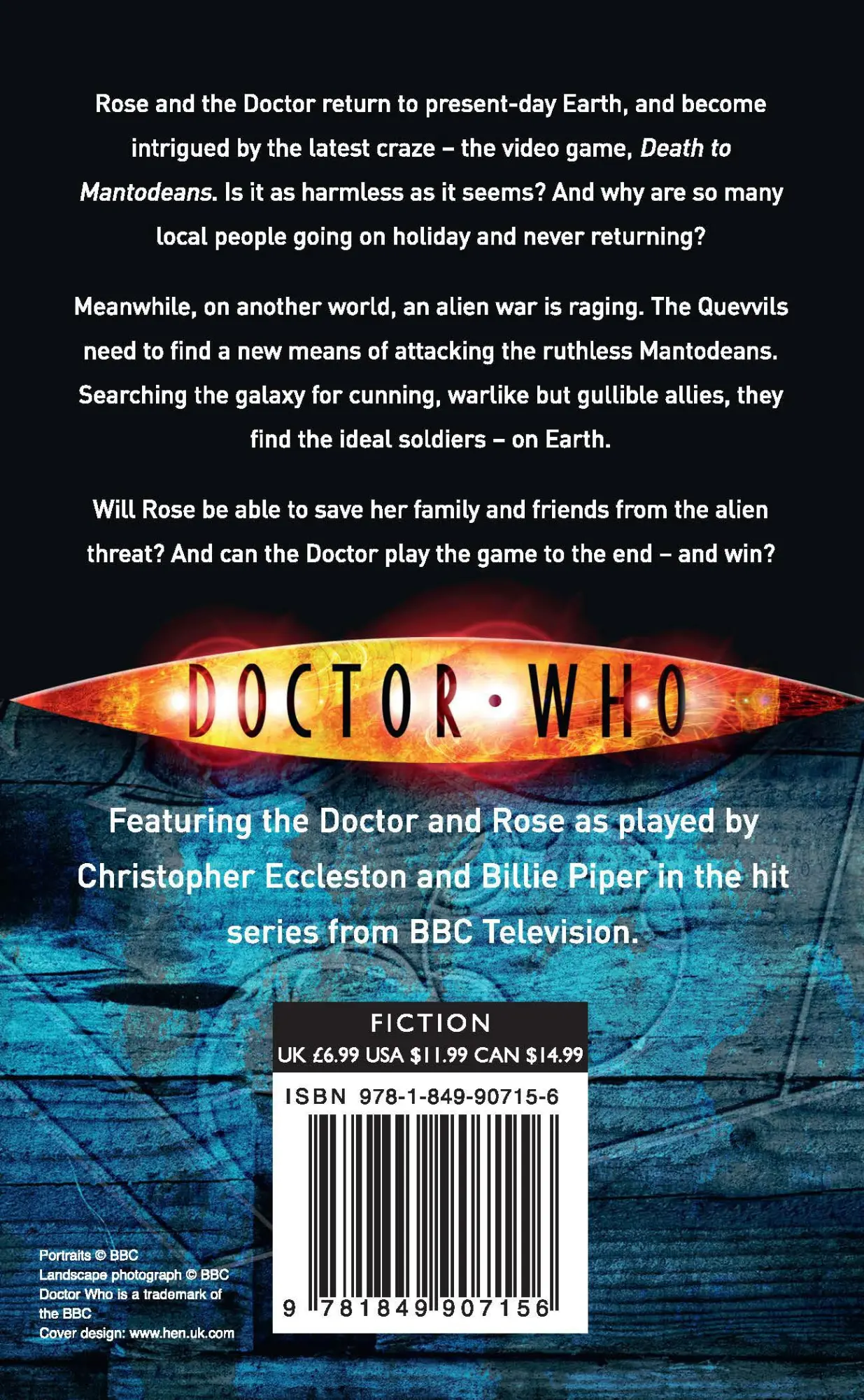 Rückseite: 9781849907156 | Doctor Who | Winner Takes All | Jacqueline Rayner | Taschenbuch | 2013