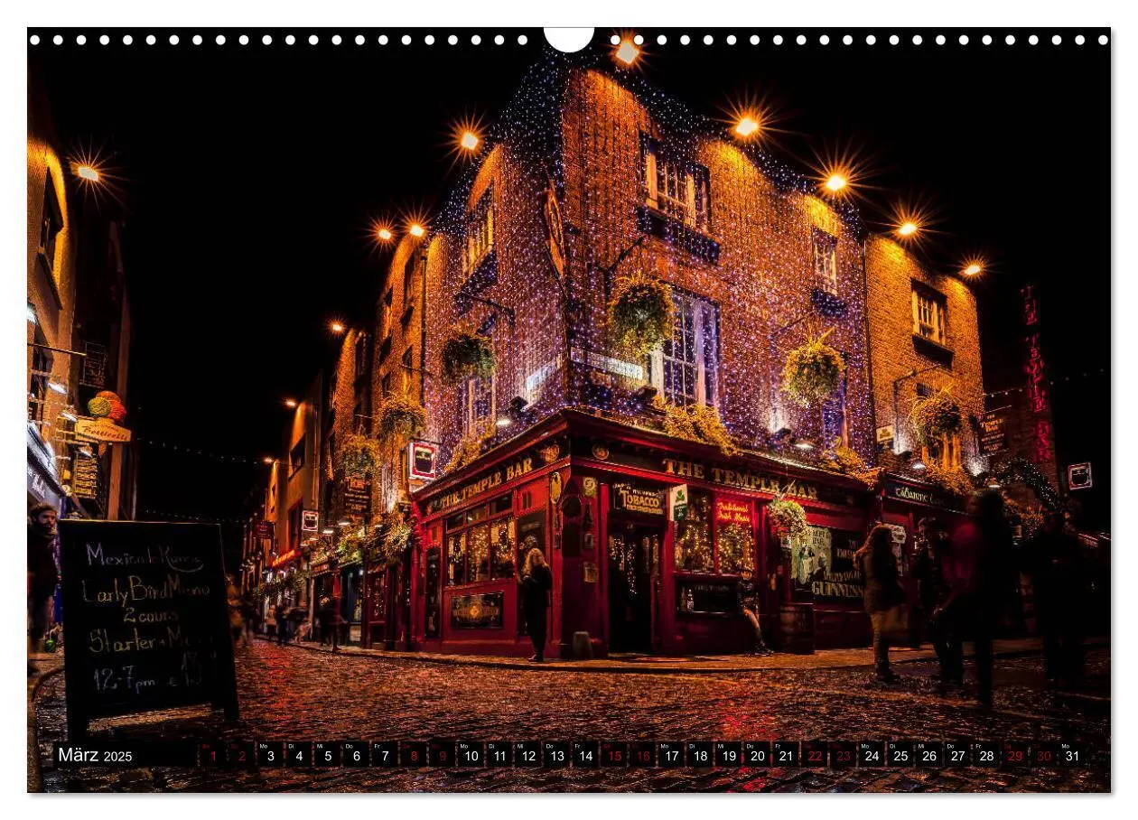 Bild: 9783435407156 | Dublin (Wandkalender 2025 DIN A3 quer), CALVENDO Monatskalender | 2025