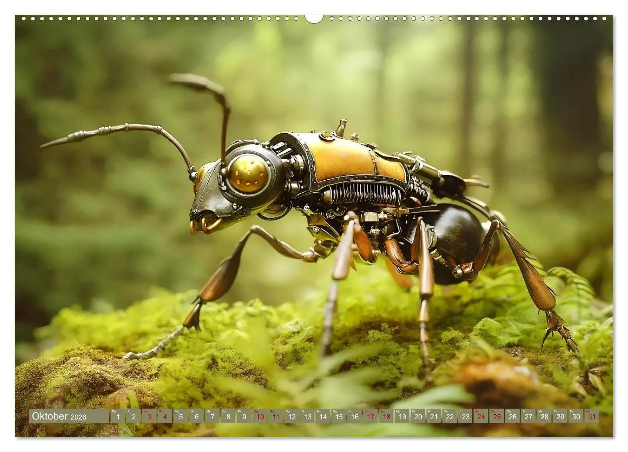 Bild: 9783457357156 | Die fantastische Welt der Steampunk-Insekten (hochwertiger Premium...