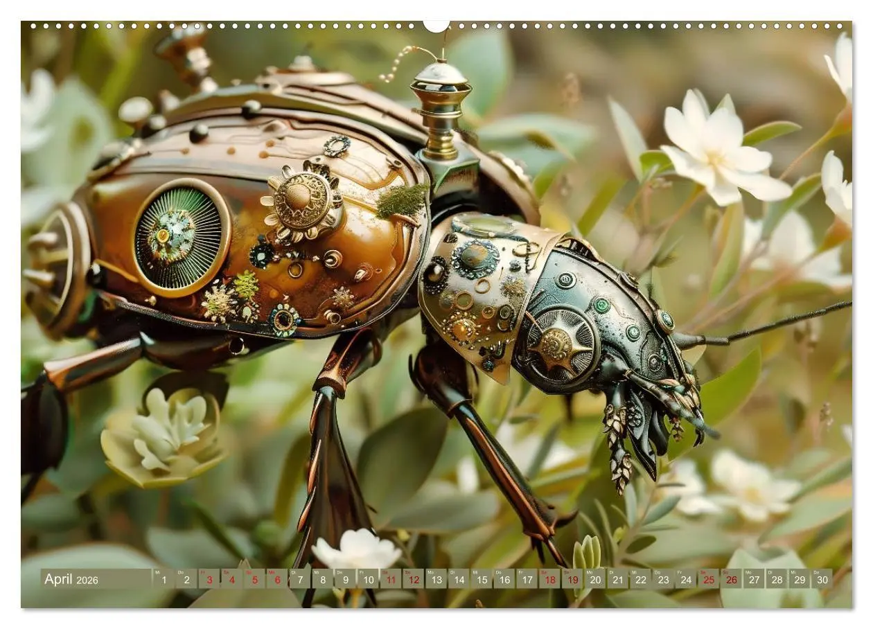 Bild: 9783457357156 | Die fantastische Welt der Steampunk-Insekten (hochwertiger Premium...