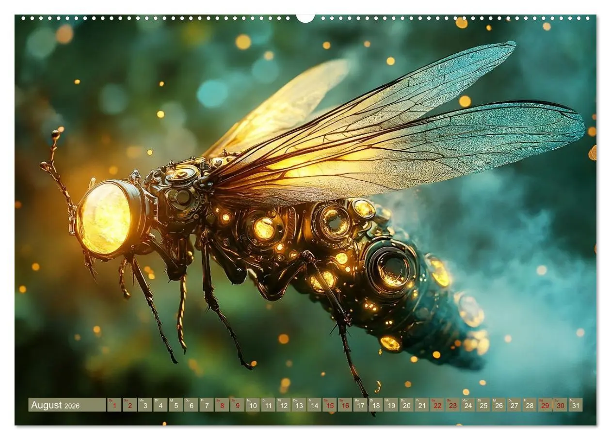 Bild: 9783457357156 | Die fantastische Welt der Steampunk-Insekten (hochwertiger Premium...