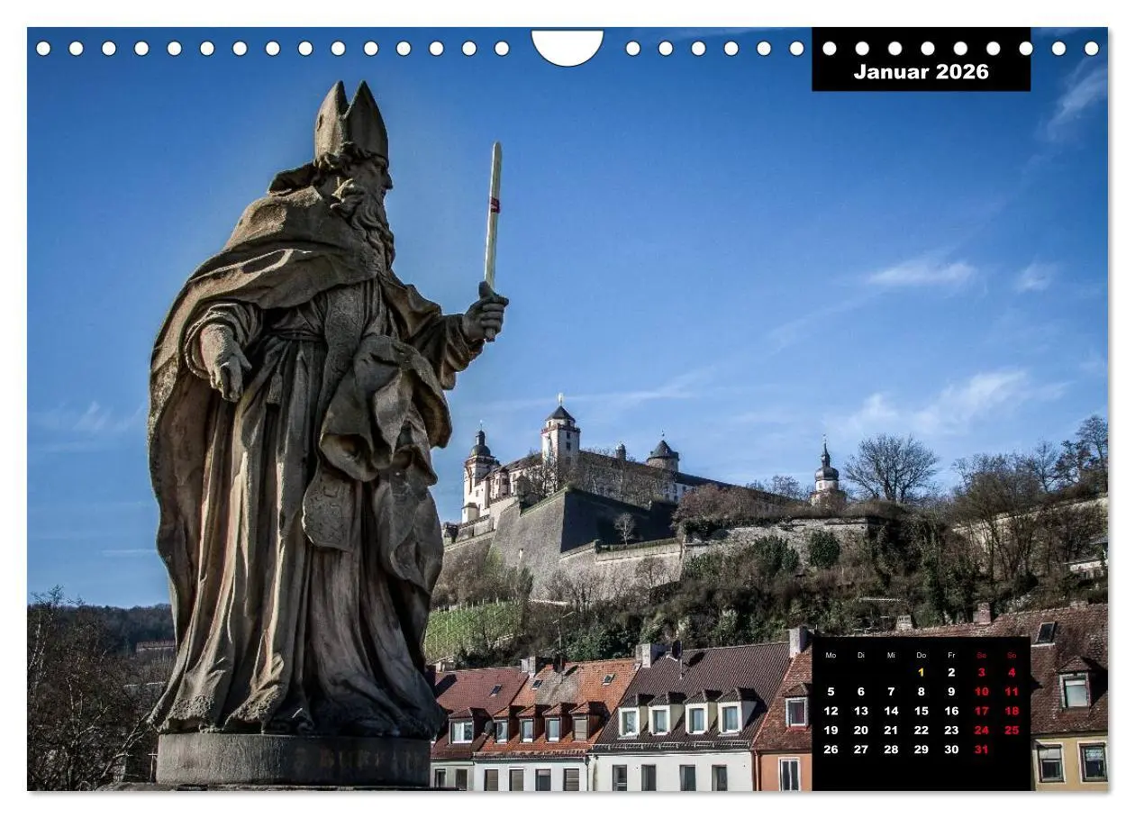 Bild: 9783516137156 | Würzburg - Die Perle Unterfrankens (Wandkalender 2026 DIN A4 quer),...