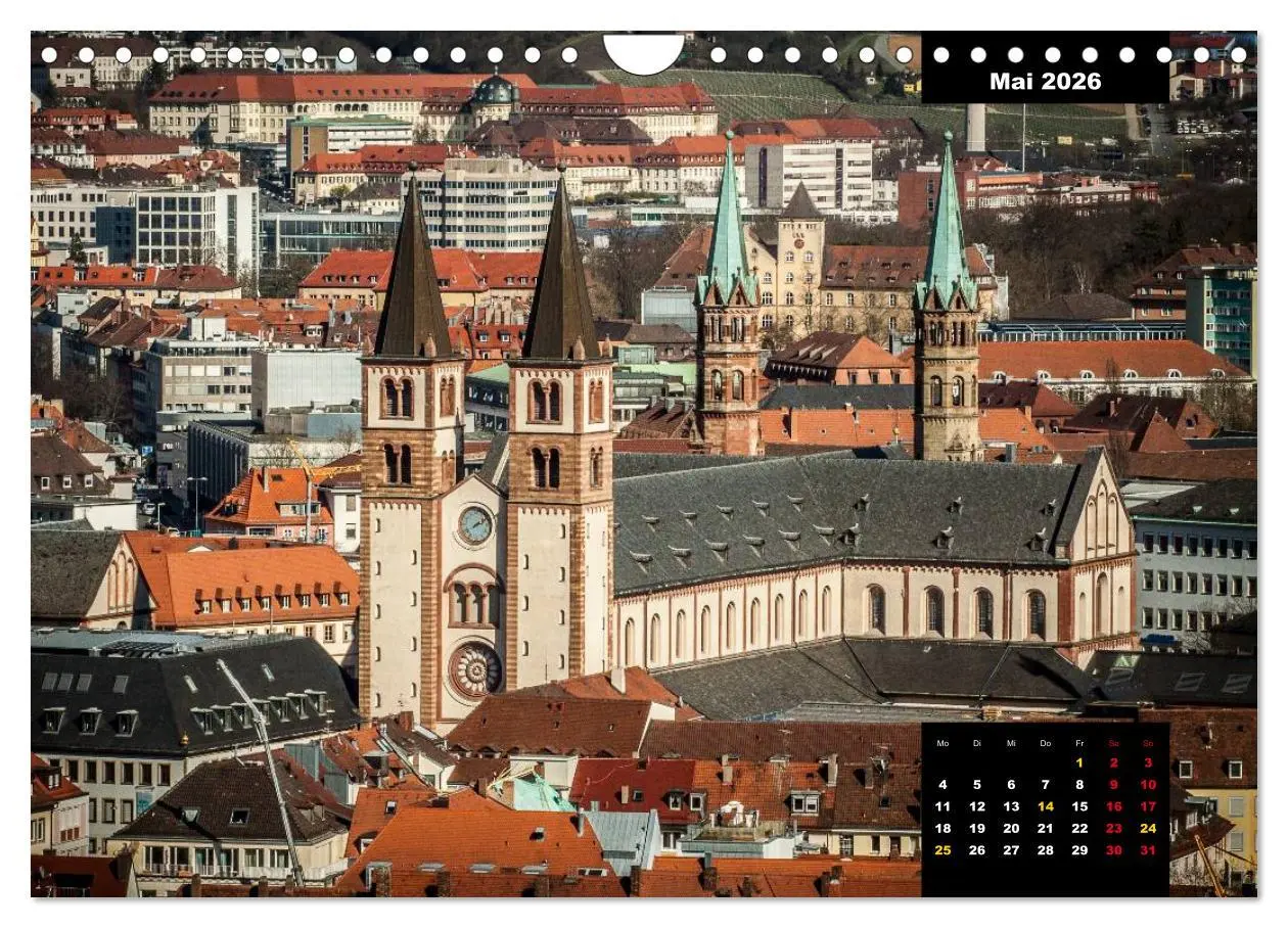 Bild: 9783516137156 | Würzburg - Die Perle Unterfrankens (Wandkalender 2026 DIN A4 quer),...