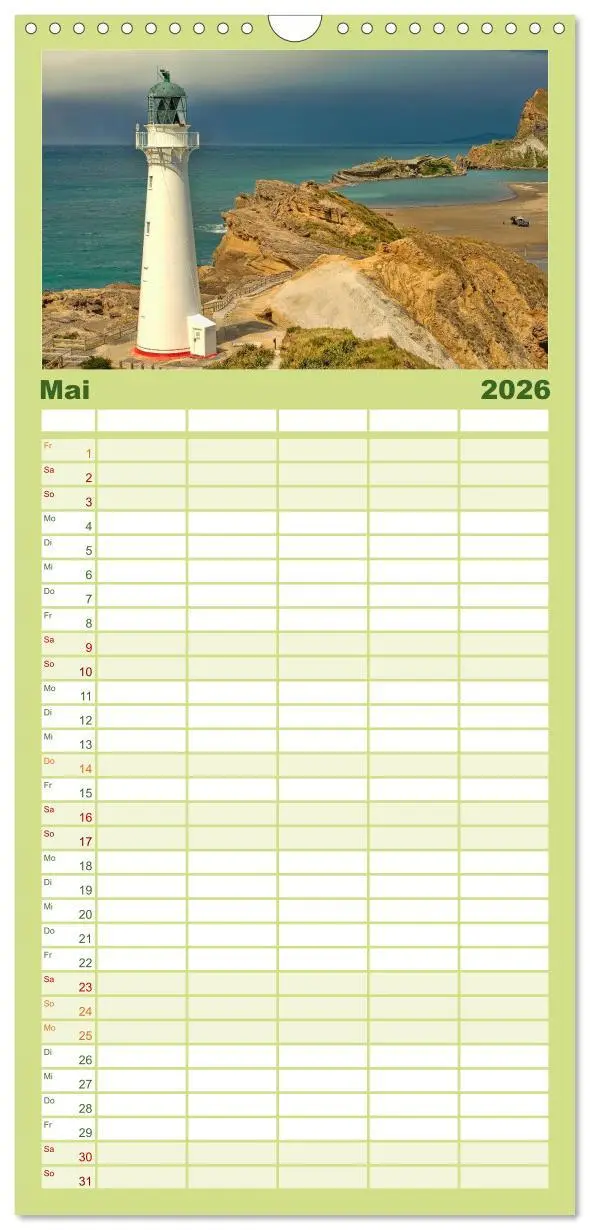 Bild: 9783516517156 | Familienplaner 2026 - Neuseeland - atemberaubend schön mit 5...
