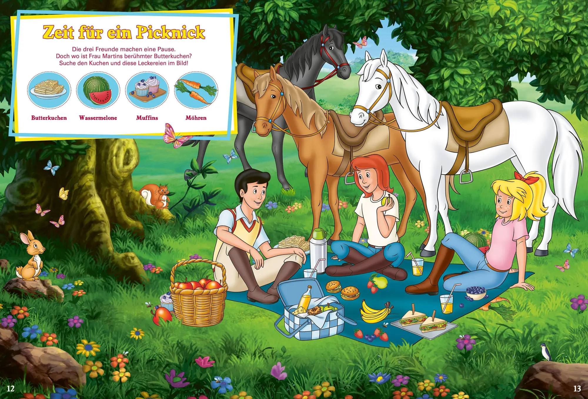 Bild: 9783833247156 | Bibi &amp; Tina: Mein großes Suchbuch | Wimmelsuchbuch | Panini | Buch
