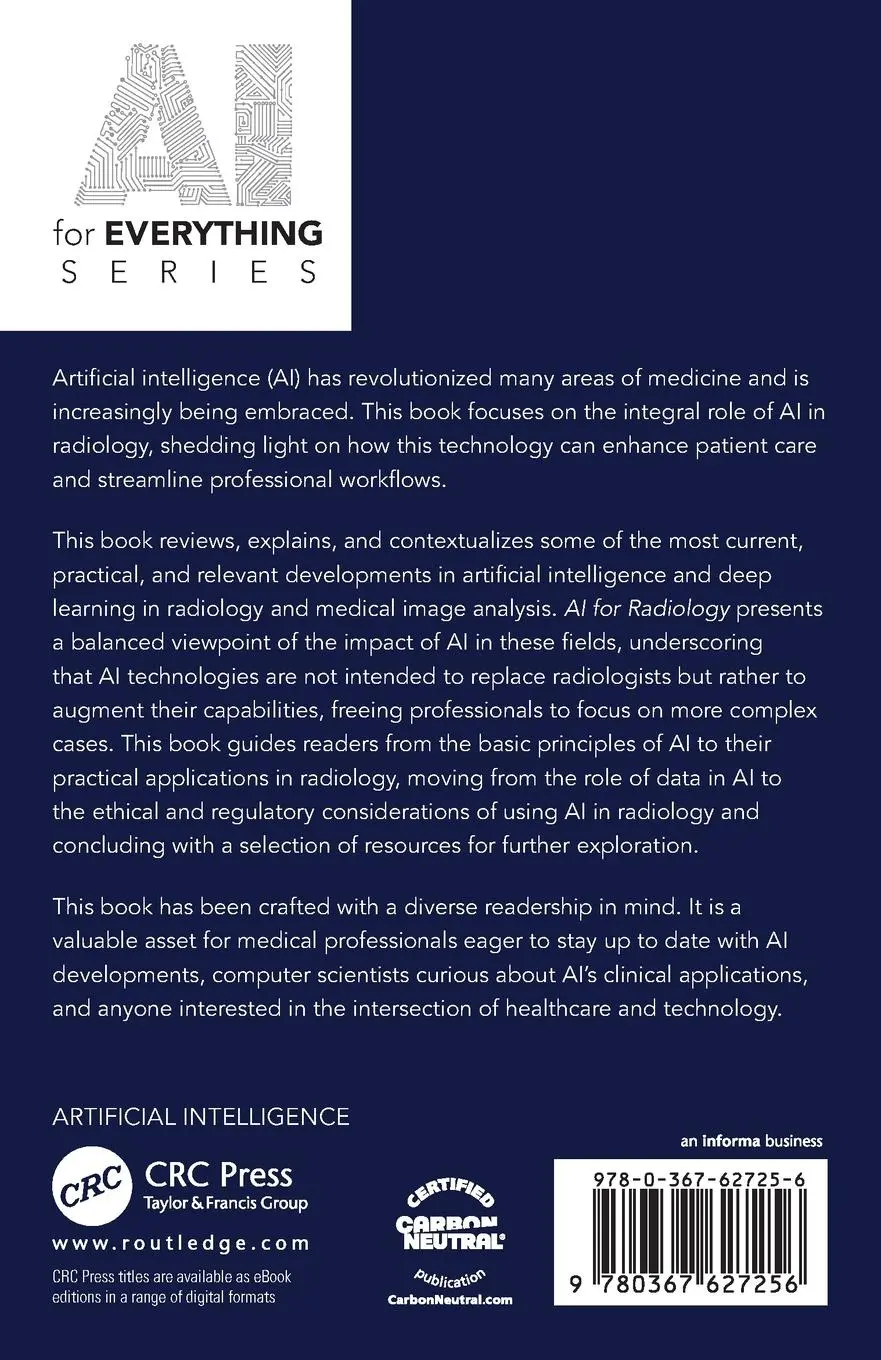 Rückseite: 9780367627256 | AI for Radiology | Oge Marques | Taschenbuch | Englisch | 2024