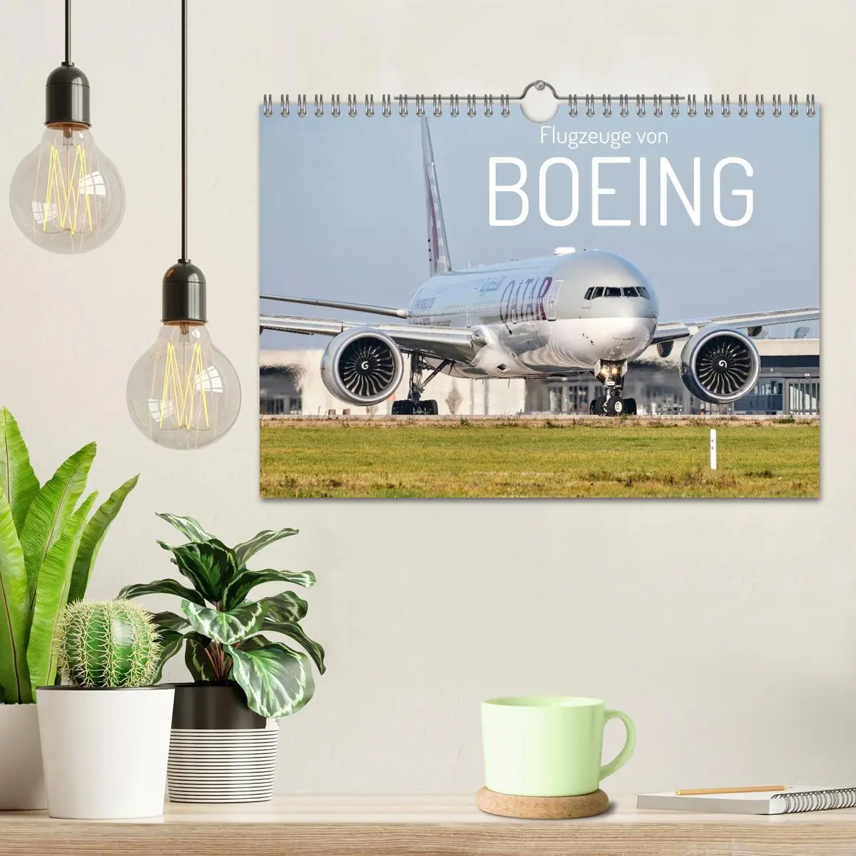 Bild: 9783457587256 | Flugzeuge von Boeing (Wandkalender 2026 DIN A4 quer), CALVENDO...