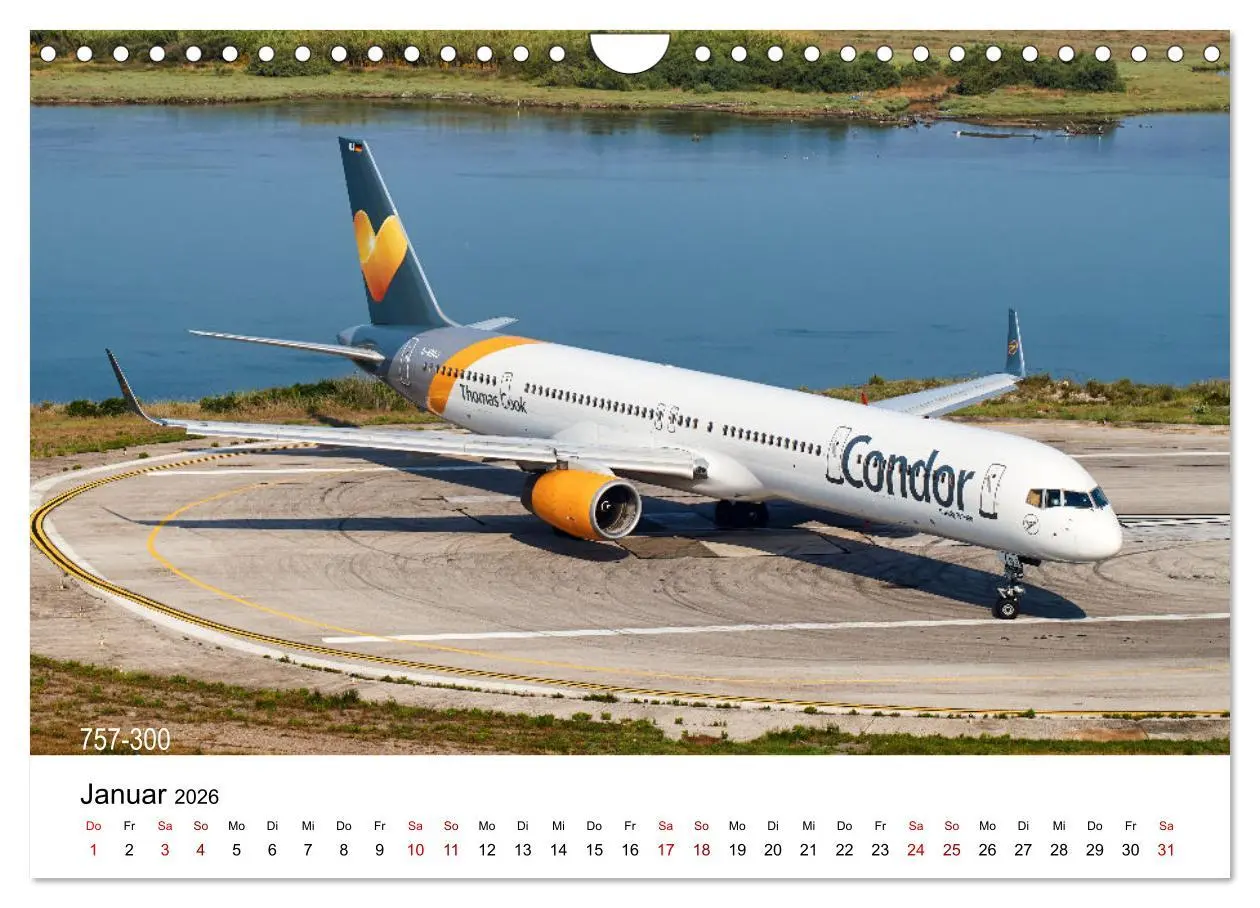 Bild: 9783457587256 | Flugzeuge von Boeing (Wandkalender 2026 DIN A4 quer), CALVENDO...