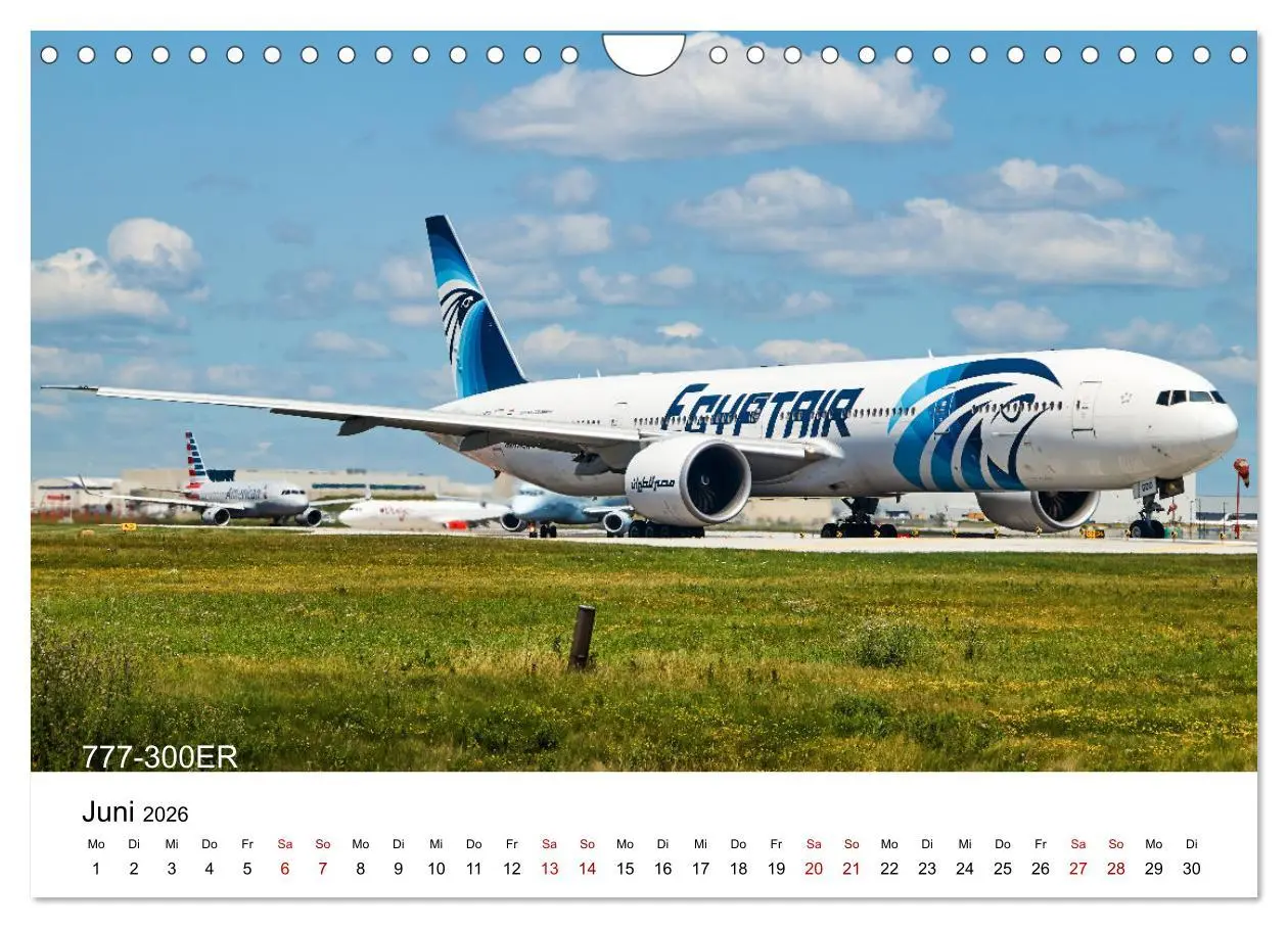 Bild: 9783457587256 | Flugzeuge von Boeing (Wandkalender 2026 DIN A4 quer), CALVENDO...