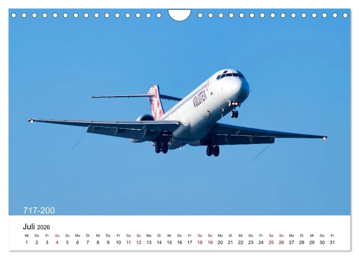 Bild: 9783457587256 | Flugzeuge von Boeing (Wandkalender 2026 DIN A4 quer), CALVENDO...