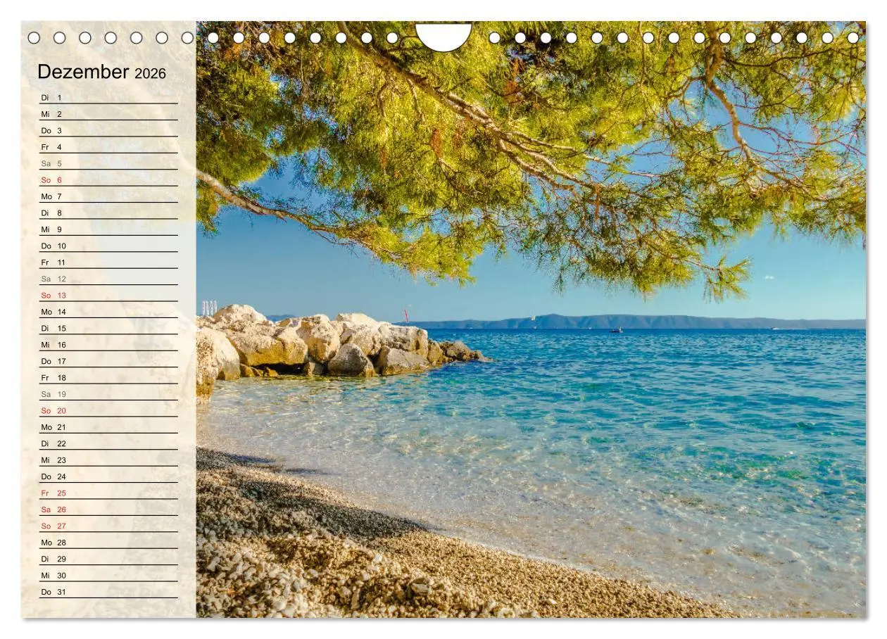 Bild: 9783457897256 | Dalmatien - Sonne, Strand und mehr (Wandkalender 2026 DIN A4 quer),...