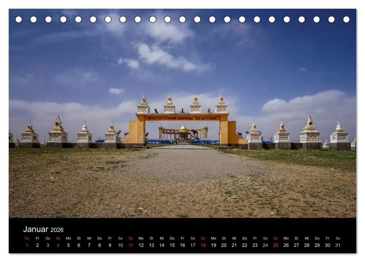Bild: 9783457967256 | Mongolei - Zwischen Mittelalter und Moderne (Tischkalender 2026 DIN...
