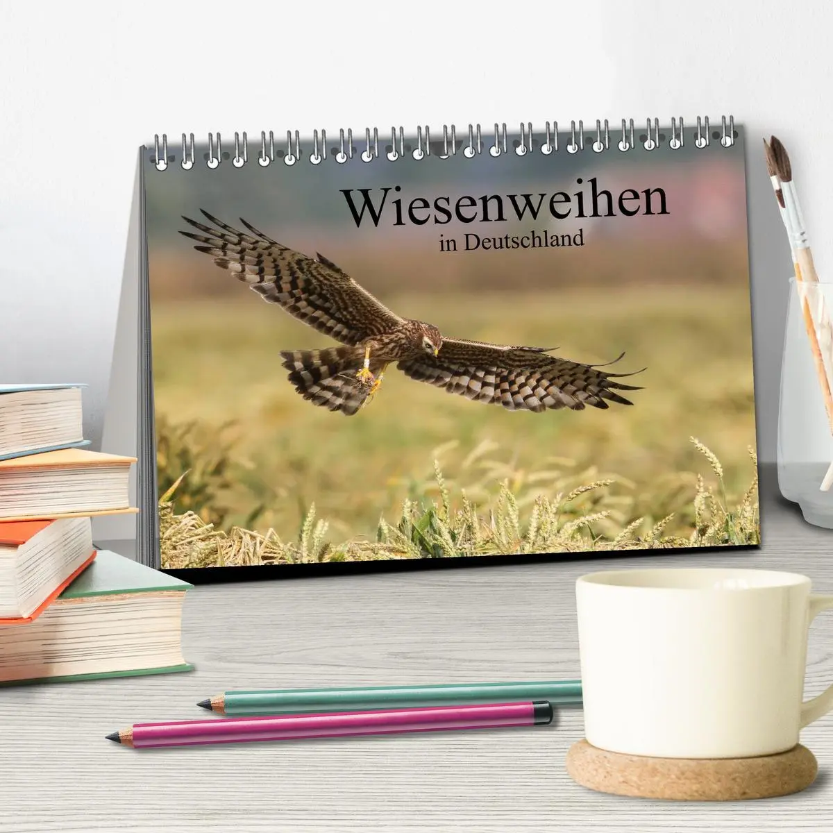 Bild: 9783516127256 | Wiesenweihen in Deutschland (Tischkalender 2026 DIN A5 quer),...