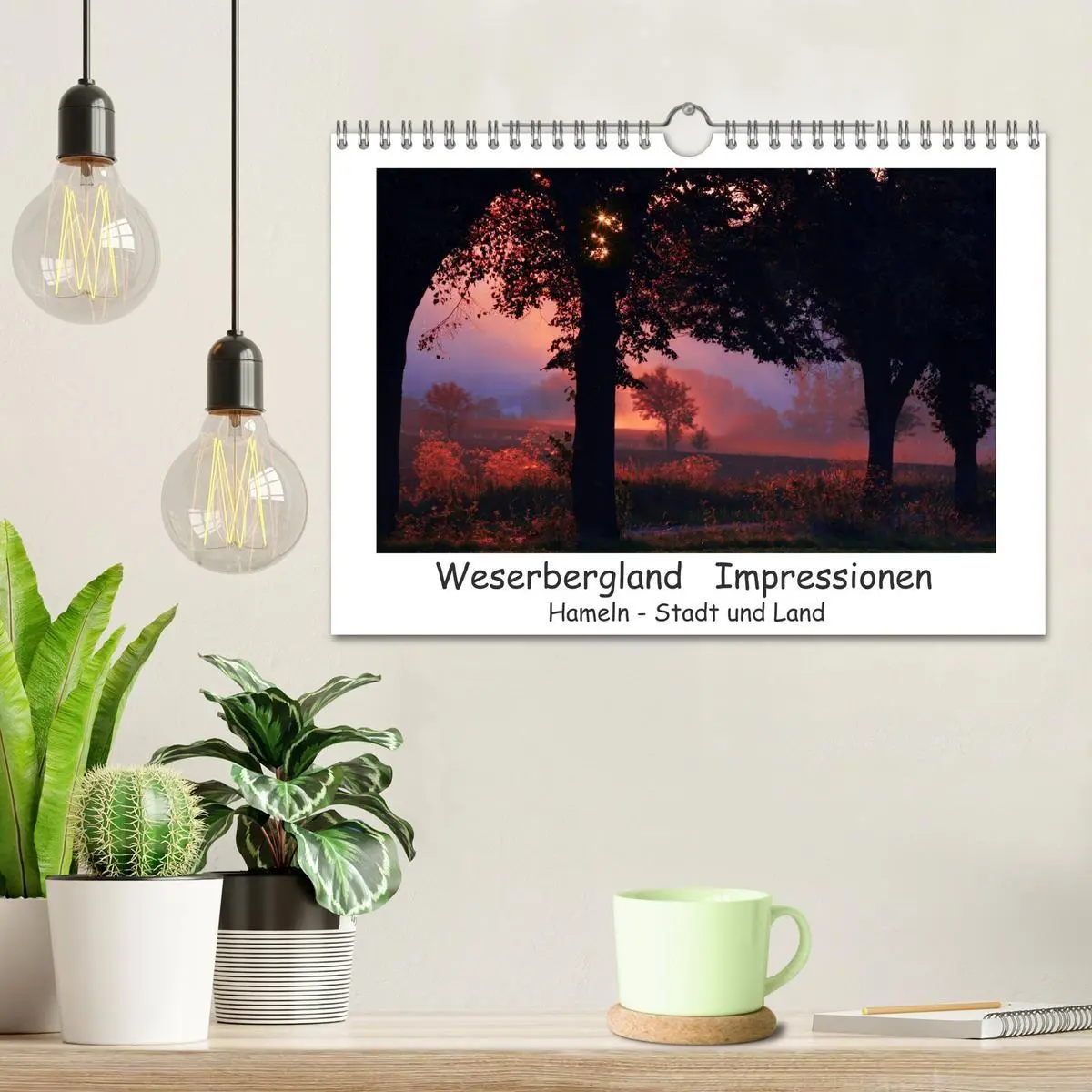 Bild: 9783516677256 | Weserbergland Impressionen (Wandkalender 2026 DIN A4 quer),...