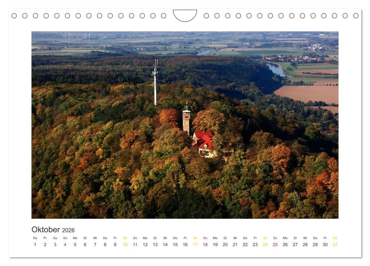 Bild: 9783516677256 | Weserbergland Impressionen (Wandkalender 2026 DIN A4 quer),...