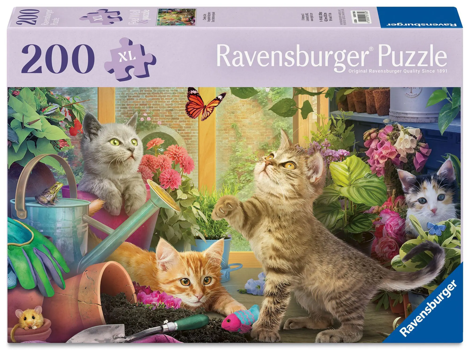 Cover: 4005555017356 | Feel Well &amp; Puzzle 200 Teile - Verspielte Kätzchen | Spiel | 12001735