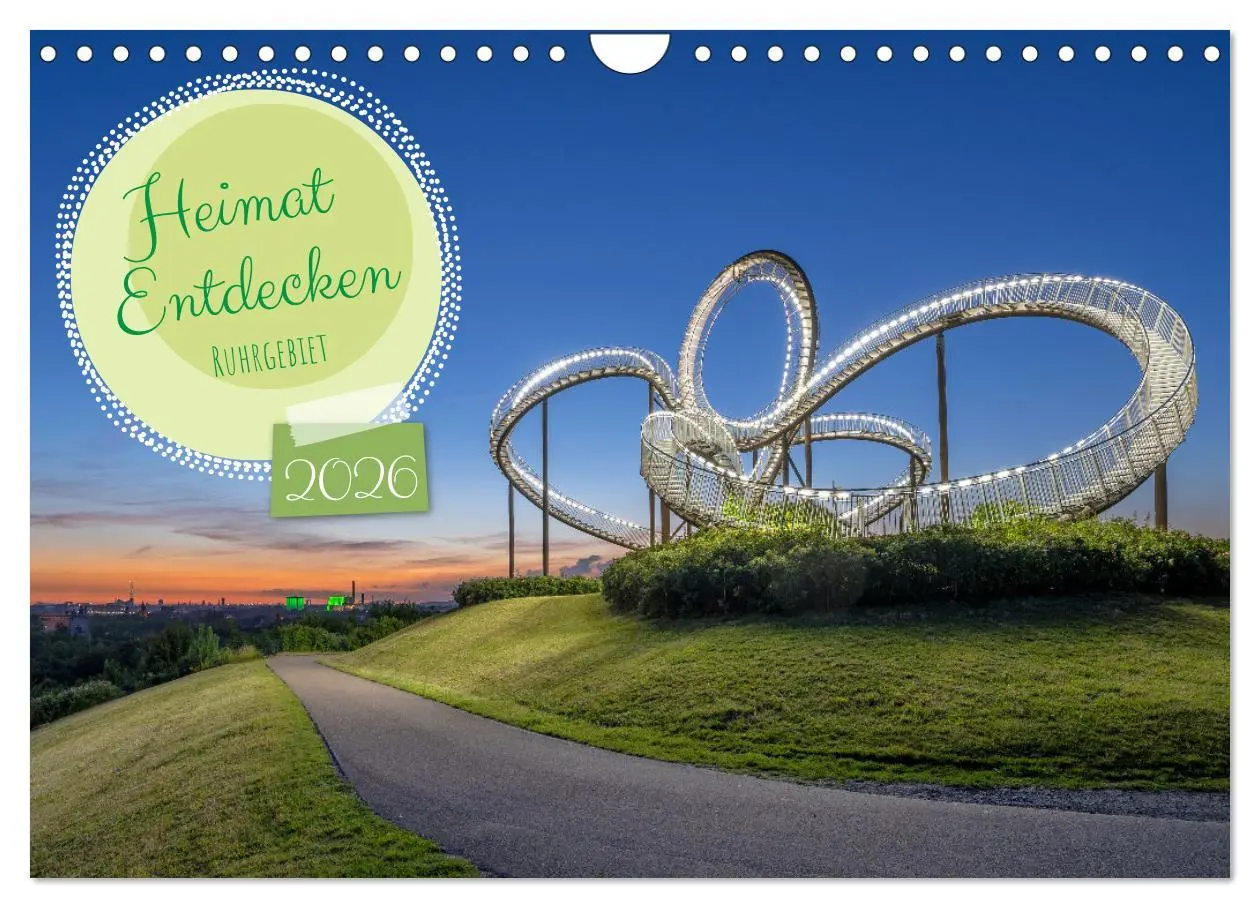 Cover: 9783457337356 | Heimat Entdecken - Ruhrgebiet (Wandkalender 2026 DIN A4 quer),...