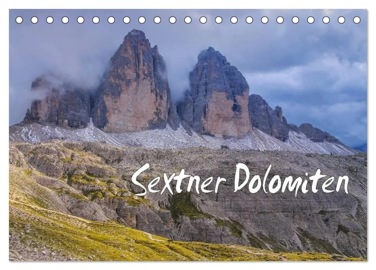 Cover: 9783457957356 | Sextner Dolomiten (Tischkalender 2026 DIN A5 quer), CALVENDO...