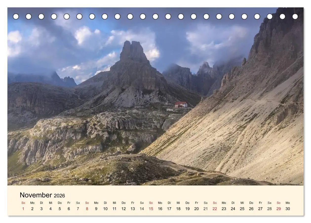 Bild: 9783457957356 | Sextner Dolomiten (Tischkalender 2026 DIN A5 quer), CALVENDO...