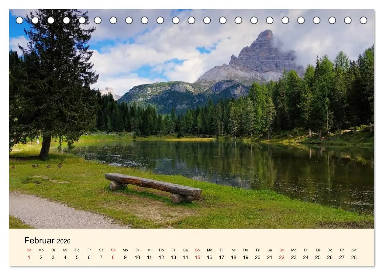 Bild: 9783457957356 | Sextner Dolomiten (Tischkalender 2026 DIN A5 quer), CALVENDO...