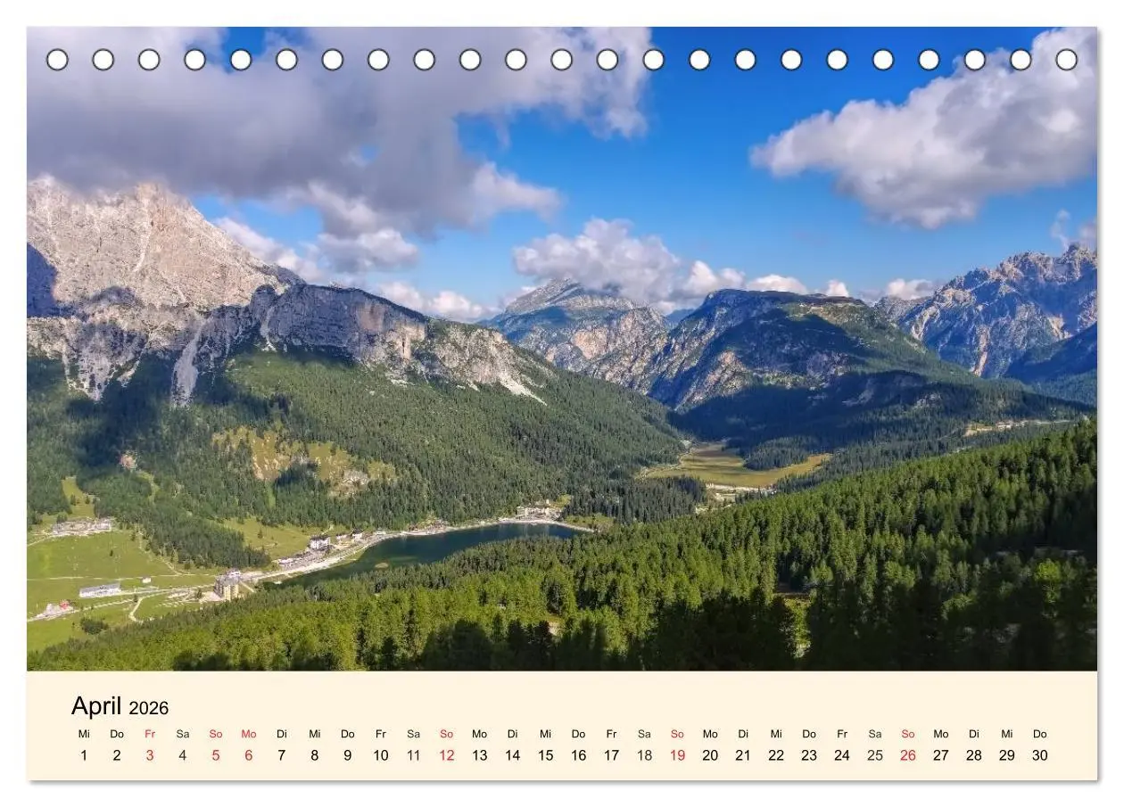 Bild: 9783457957356 | Sextner Dolomiten (Tischkalender 2026 DIN A5 quer), CALVENDO...