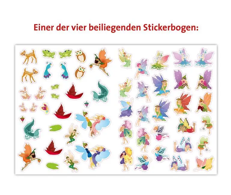 Bild: 9783473557356 | Mein Stickerspaß: Elfenballett | Mit über 300 Stickern | Katja Rau