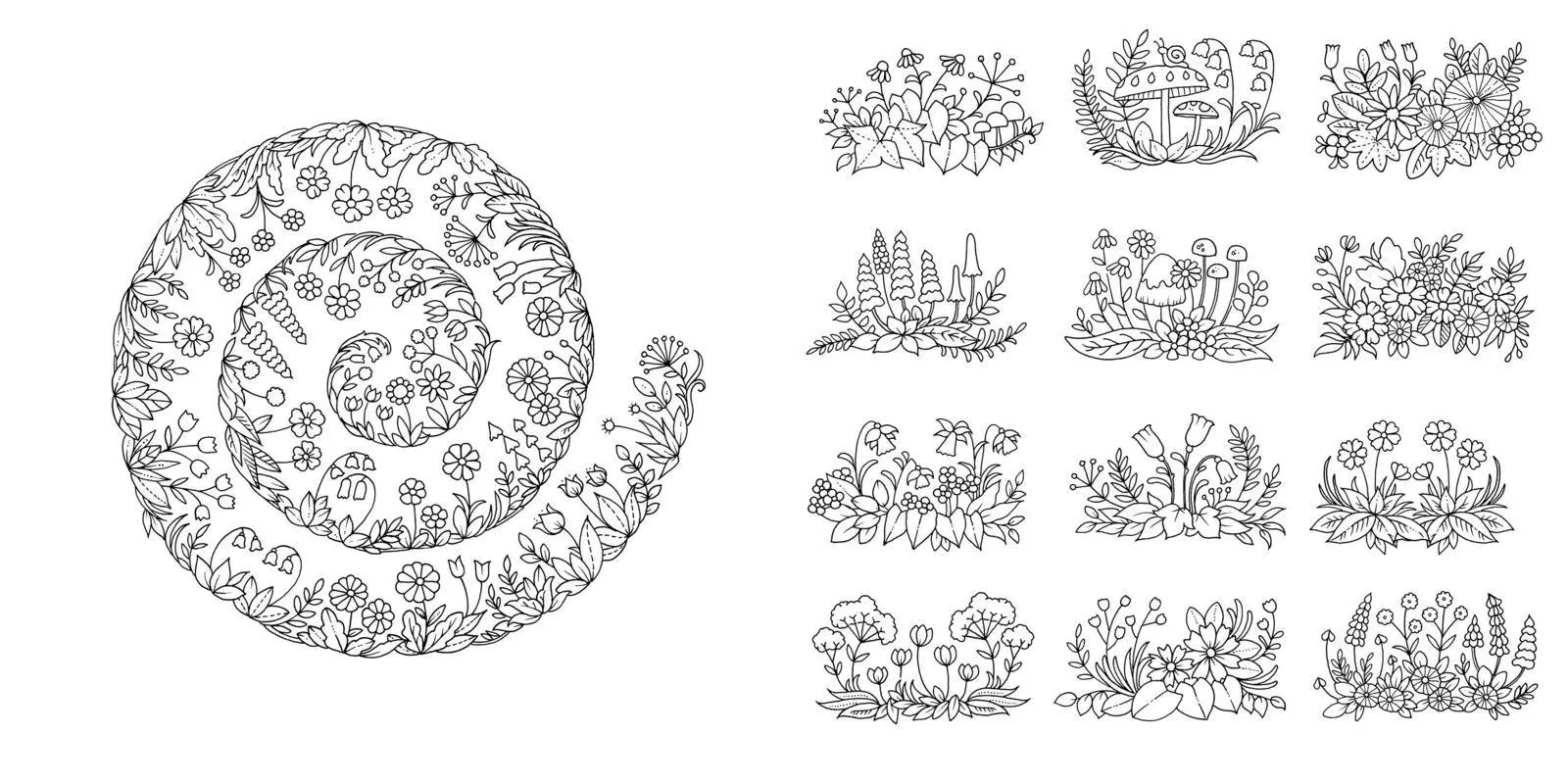 Bild: 9783747407356 | Wundervolle Wildblumen | @Johannabasford (u. a.) | Taschenbuch | 80 S.