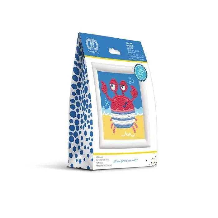 Bild: 4895225927456 | DIAMOND DOTZ - Diamond Painting Mini Krebs | Kit (Bastelset) | 2025