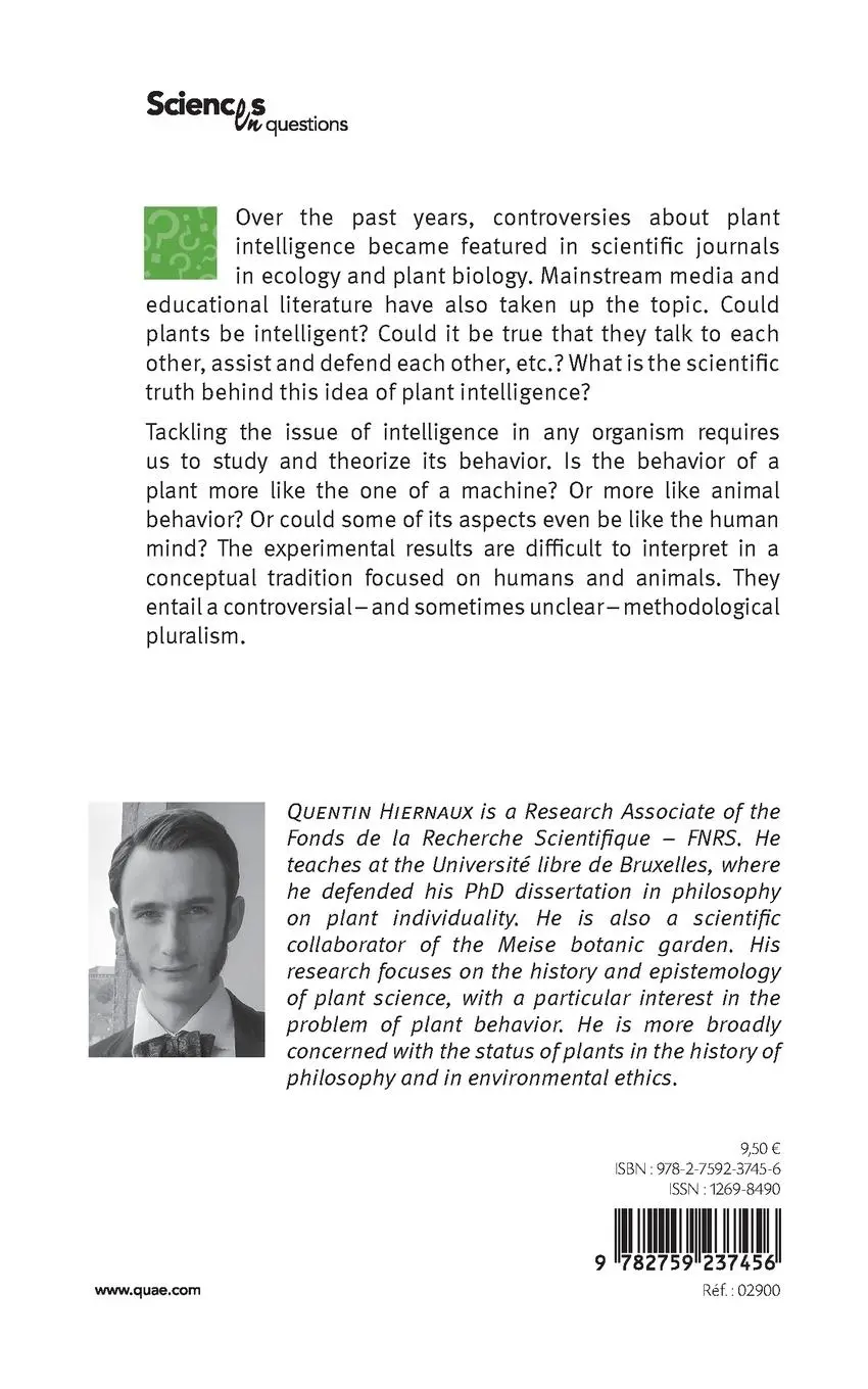 Rückseite: 9782759237456 | From Plant Behavior to Plant Intelligence? | Quentin Hiernaux | Buch