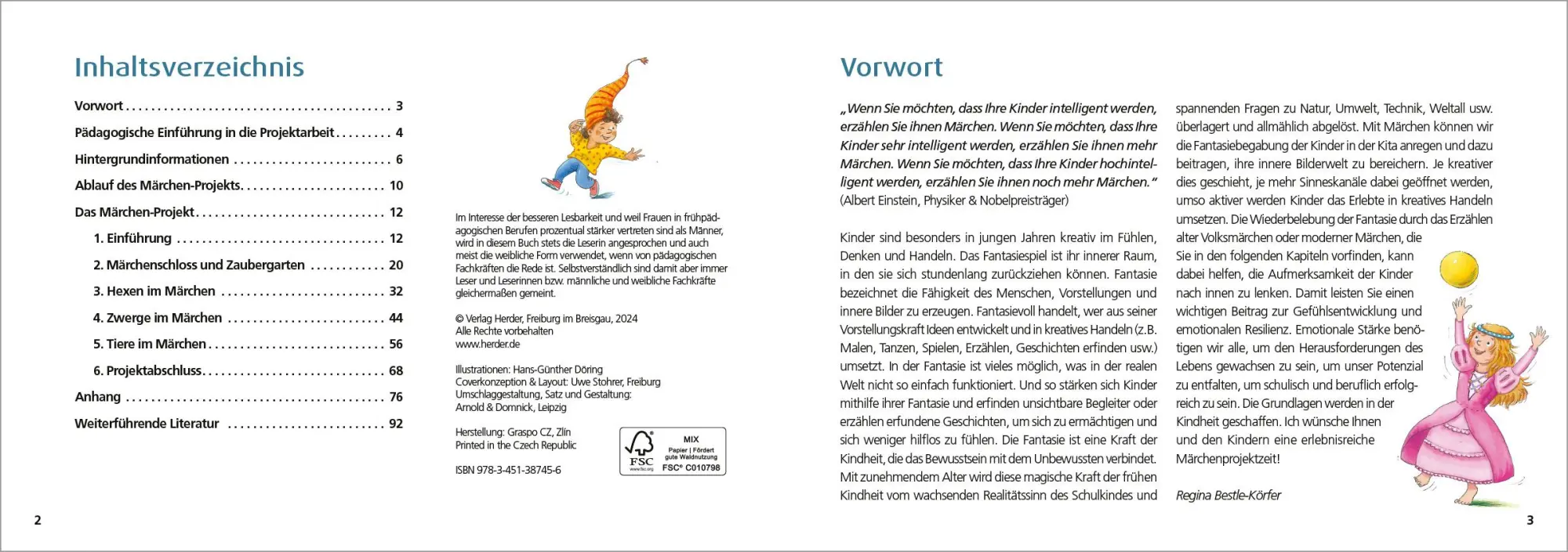 Bild: 9783451387456 | Projekte in der Kita: Märchen | Regina Bestle-Körfer | Taschenbuch