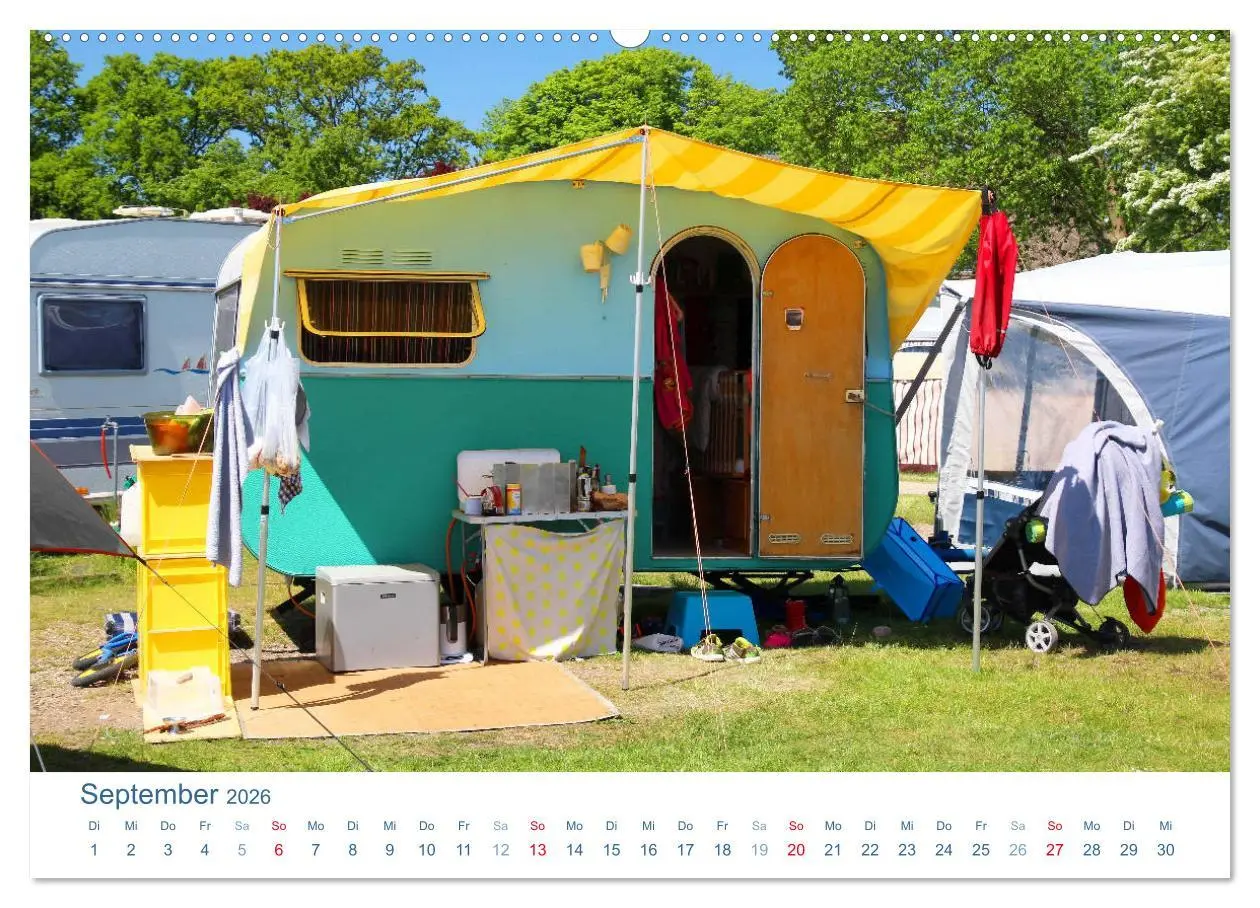 Bild: 9783516037456 | Freiheit auf Reisen 2026. Impressionen vom Camping und Zelten...