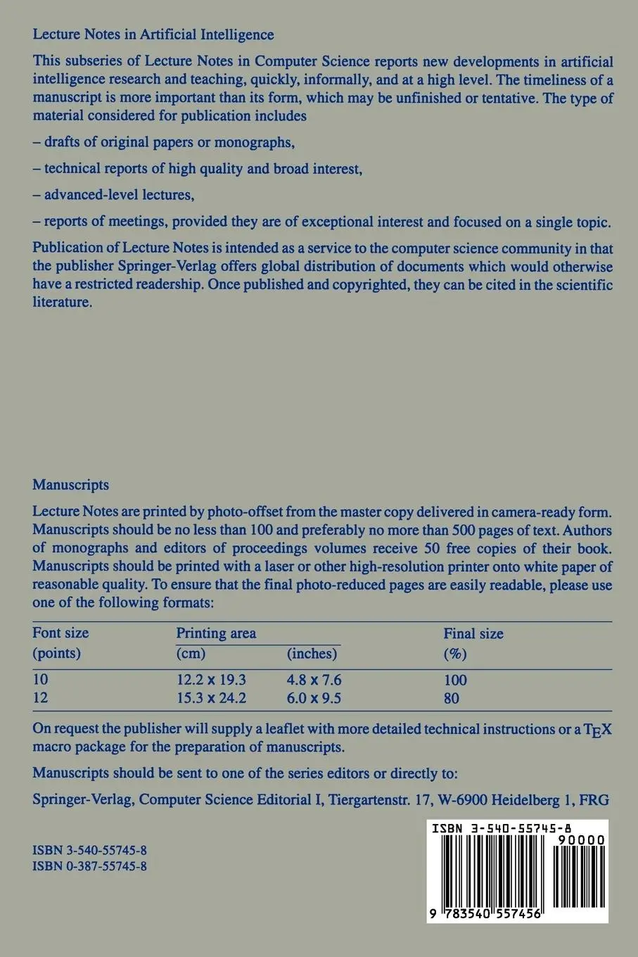 Rückseite: 9783540557456 | Nonclassical Logics and Information Processing | Wansing (u. a.) | ix