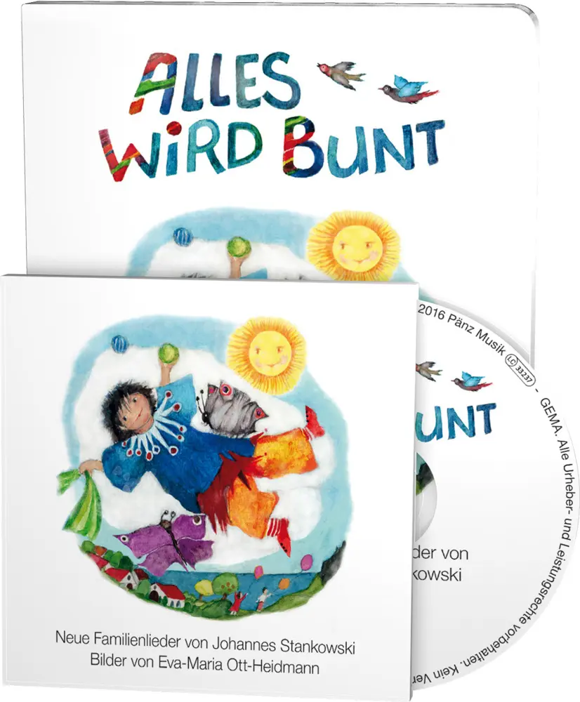 Cover: 9783981587456 | Alles wird bunt | Eva-Maria Ott-Heidmann (u. a.) | Buch | Pappe,CD
