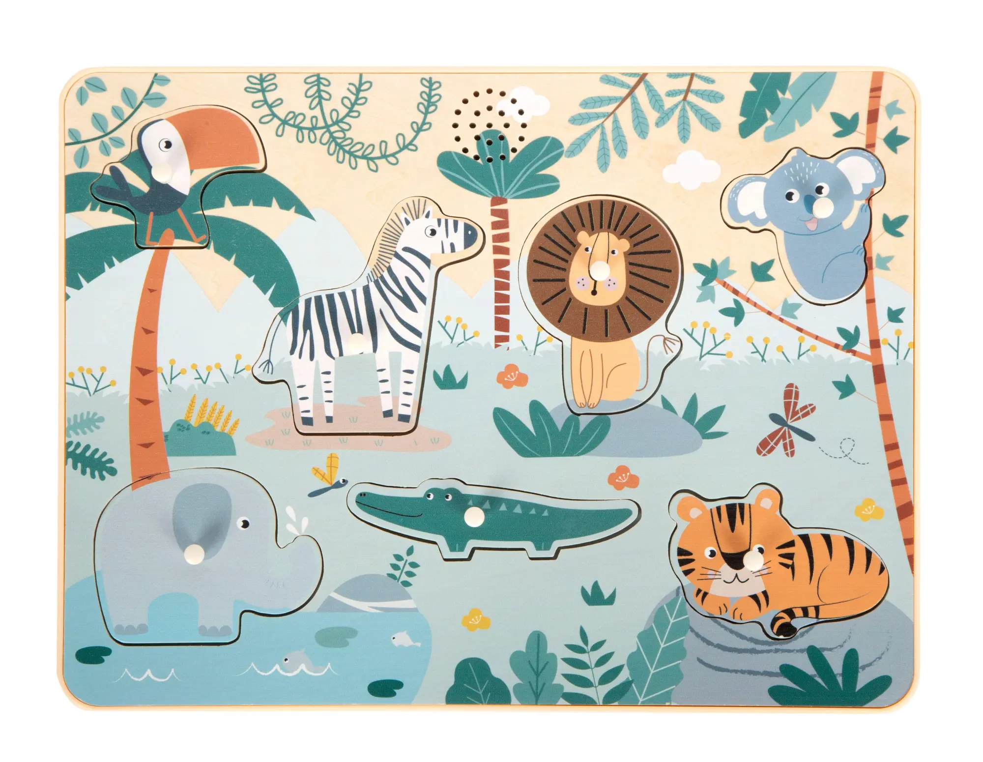 Cover: 4020972127556 | Setzpuzzle Tierlaute "Safari" | Spiel | 12755 | Deutsch | 2025