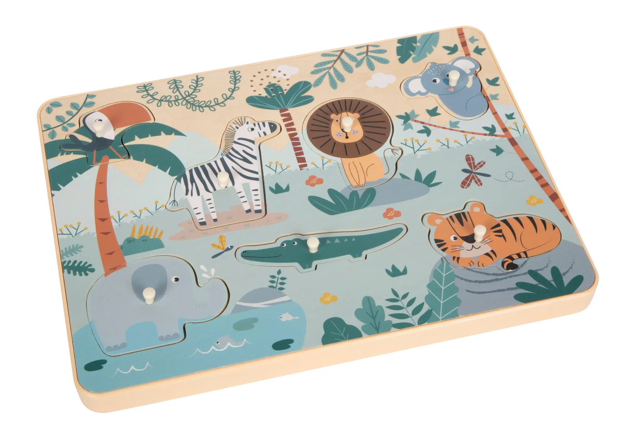 Bild: 4020972127556 | Setzpuzzle Tierlaute "Safari" | Spiel | 12755 | Deutsch | 2025