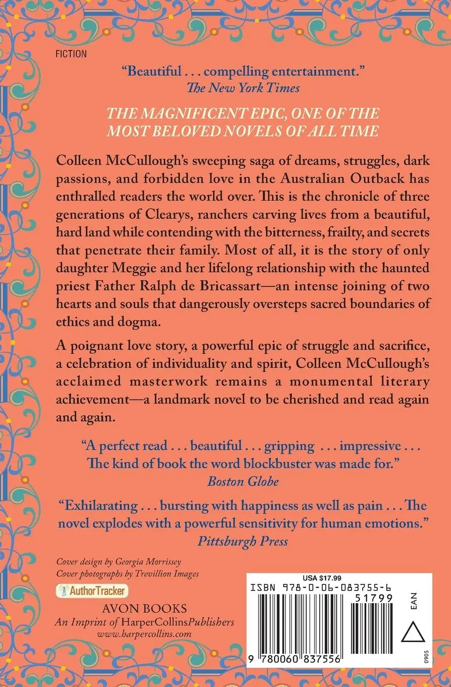 Rückseite: 9780060837556 | The Thorn Birds | Colleen Mccullough | Taschenbuch | Englisch | 2020