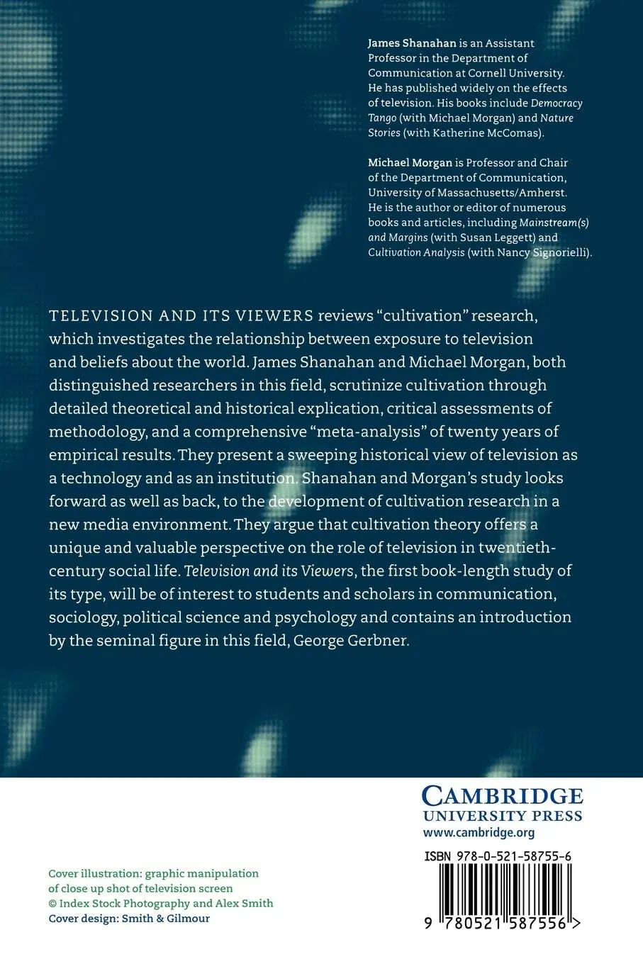 Rückseite: 9780521587556 | Television and Its Viewers | Cultivation Theory and Research | Buch