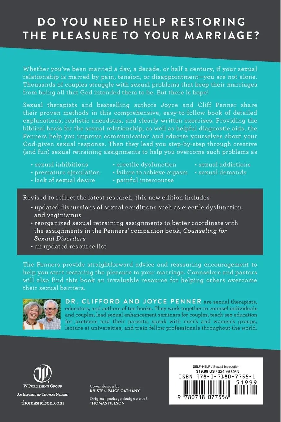 Rückseite: 9780718077556 | Restoring the Pleasure | Zondervan | Taschenbuch | Englisch | 2016
