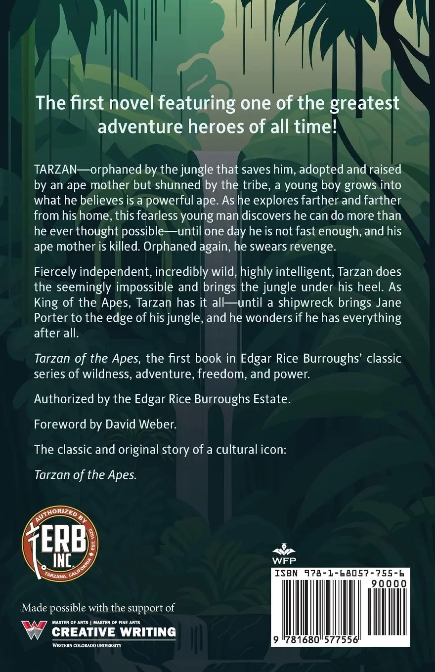 Rückseite: 9781680577556 | Tarzan of the Apes | Edgar Rice Burroughs | Taschenbuch | Englisch
