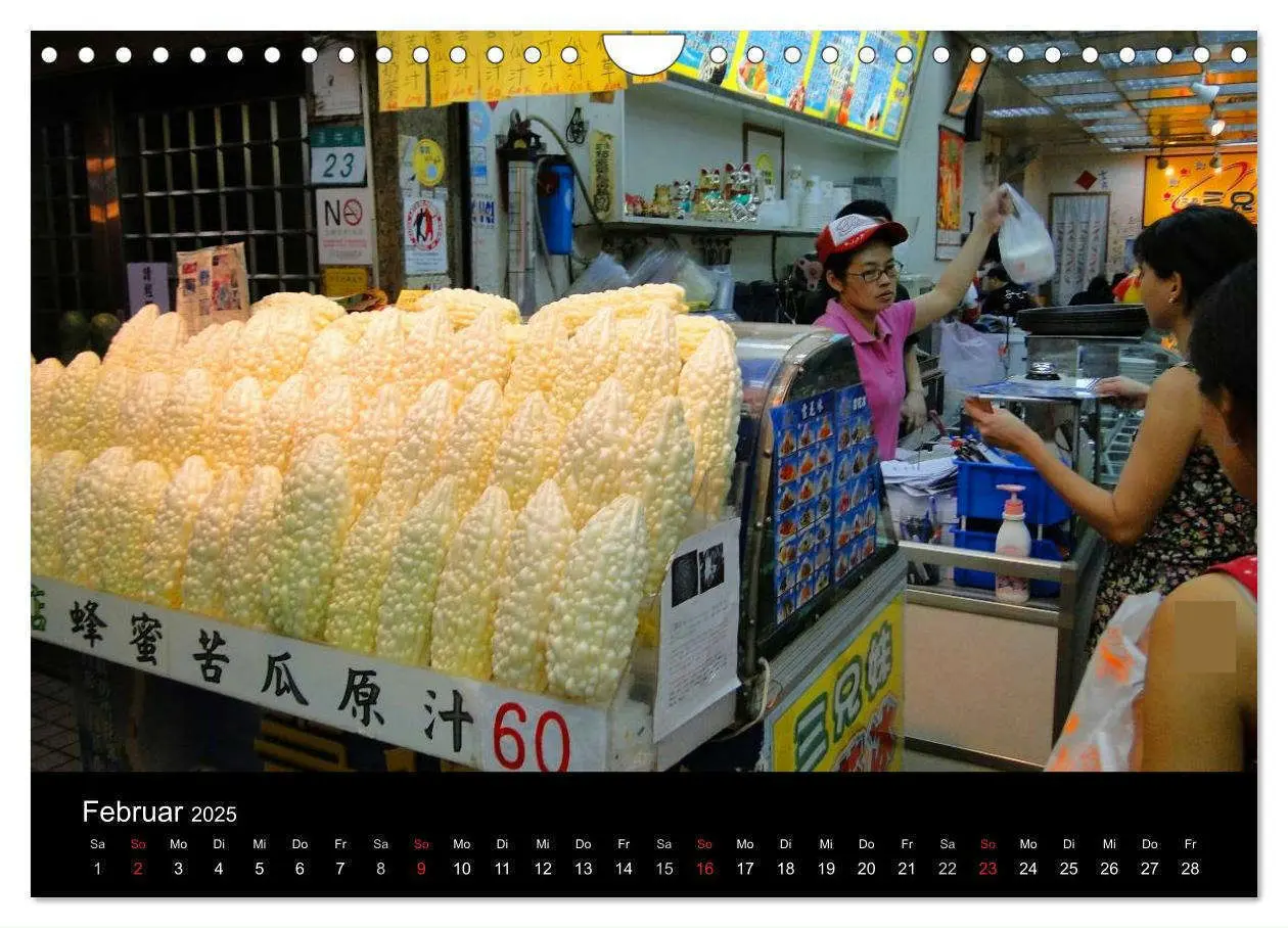 Bild: 9783435777556 | Taiwan kulinarisch erleben (Wandkalender 2025 DIN A4 quer),...