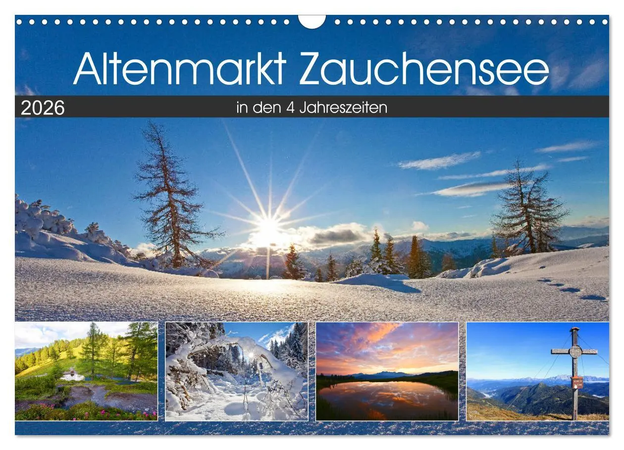 Cover: 9783457867556 | Altenmarkt Zauchensee (Wandkalender 2026 DIN A3 quer), CALVENDO...